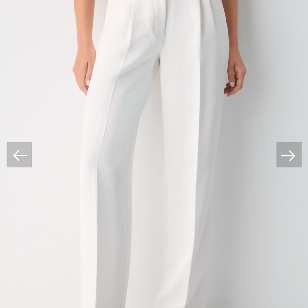 Aritzia Wilfred Effortless Crepette Trousers - Light Birch / Cream